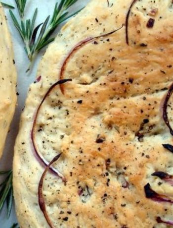 Rosemary and Red Onion Focaccia
