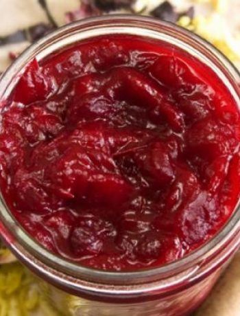 Hibiscus Cranberry Sauce