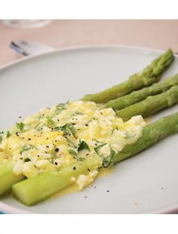 Flemish Style Asparagus Side Dish