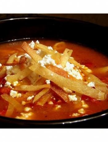 Oven-Roasted Tomato and Garlic Soup