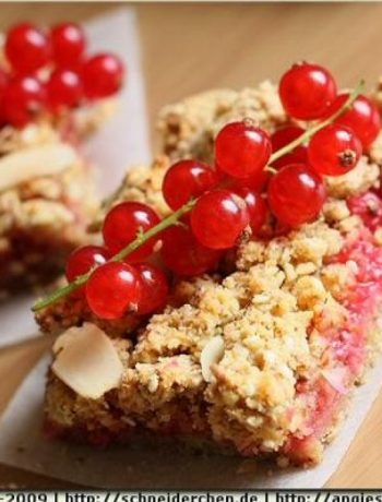 Red Currant Streusel Bars