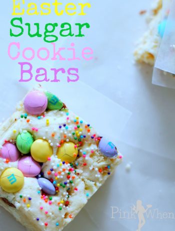 Easter Sugar Cookie Bars