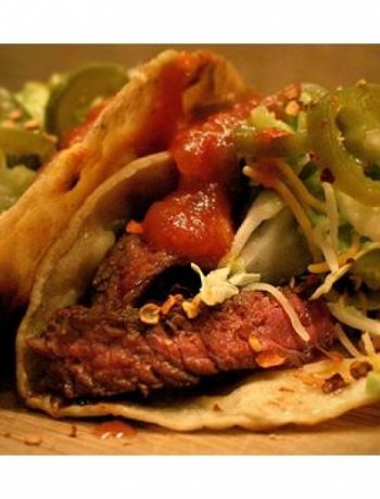Elk Sirloin Tacos With Pickled Jalapeños