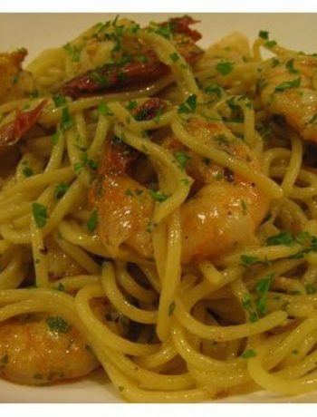 Lemon Pasta With Shrimp