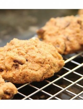 Banana, Oatmeal, Chocolate Chip Cookies