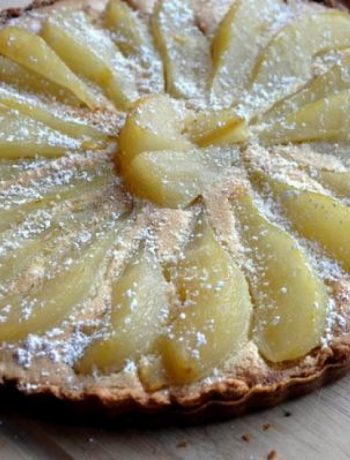 Poached Pear and Brown Butter Tart