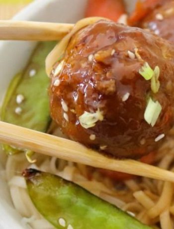 Easy Asian Sweet Chili Chicken Meatballs