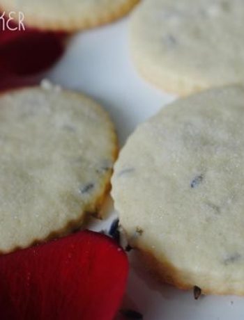 Rosewater Lavender Shortbread