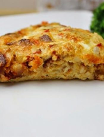 Chorizo and egg bake