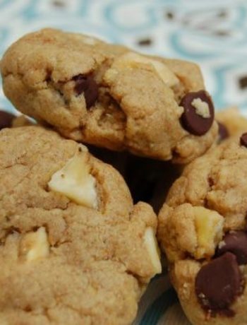 Peanut Butter Chocolate and Banana Chip Cookies