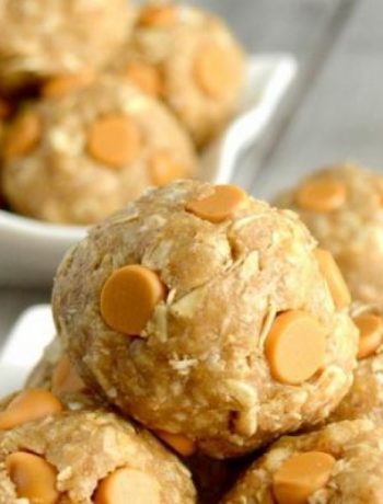 {No Bake} Cinnamon Butterscotch Energy Bites