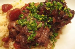 Red Wine Stewed Oxtail