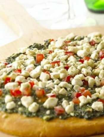 Goat Cheese Pesto Pizza