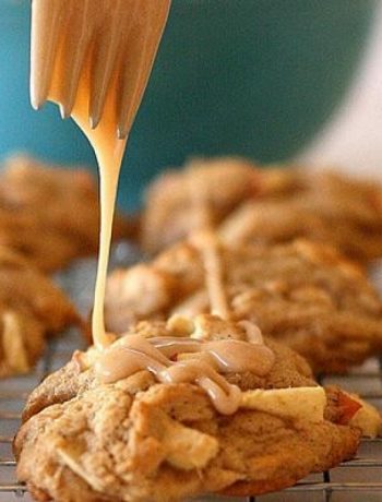 Maple-Glazed Apple Cookies