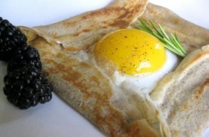 Buckwheat Galette With An Egg