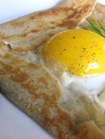 Buckwheat Galette With An Egg