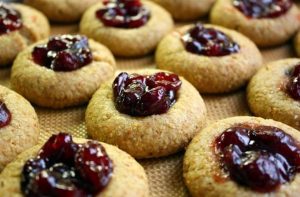 Egg-Free Cranberry Thumbprints