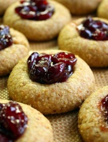 Egg-Free Cranberry Thumbprints