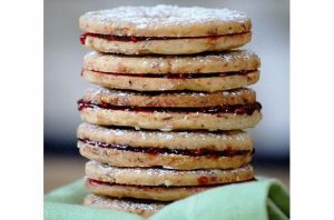 Hazelnut & Coconut Shortbread Sandwich Cookies