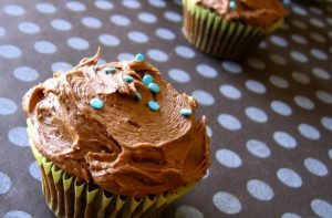 Kahlua Chocolate Cupcakes With Kahlua Frosting