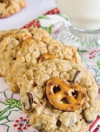 Cowboy Cookies With Pretzels and Raisinettes