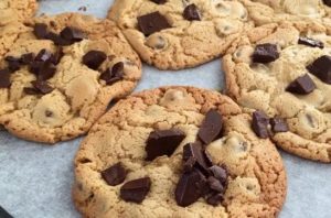 Salted Chocolate Chunk Cookies