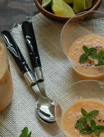 Chilled melon summer soup