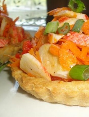 Tartlets With Crab Stick Salad