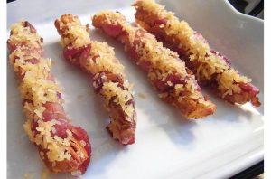 Bacon Wrapped Breadsticks