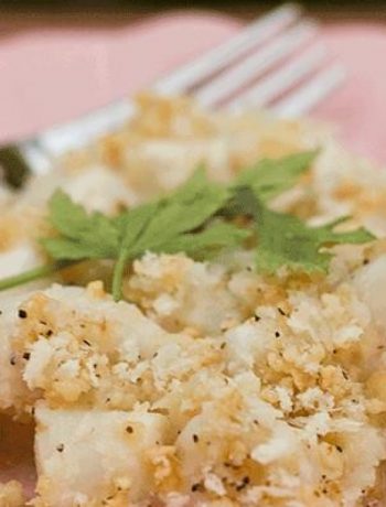 Baked and Breaded Scallops