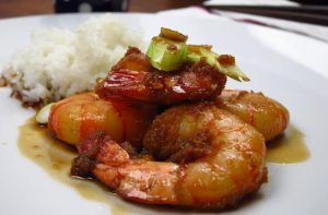 Crispy Tiger Prawns With Honey and Garlic Sauce