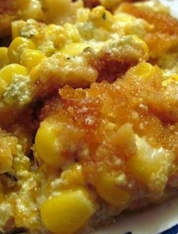 Green Chile & Corn Casserole Side Dish