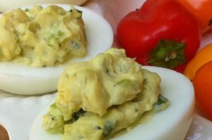 Jalapeno Deviled Eggs