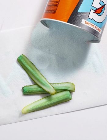 Blue Gatorade Pickles