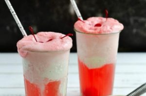 Dirty Shirley” & Amaretto Ice Cream Floats