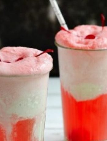Dirty Shirley” & Amaretto Ice Cream Floats